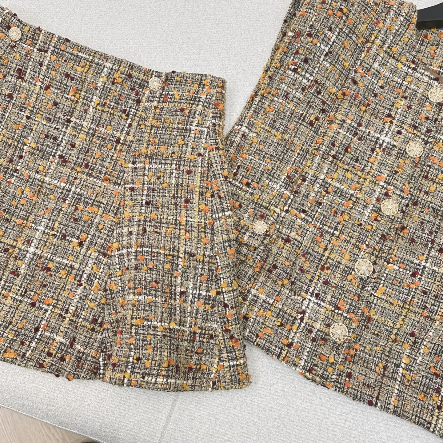 CC 25 Tweed Suit Multicolor Cotton 599961