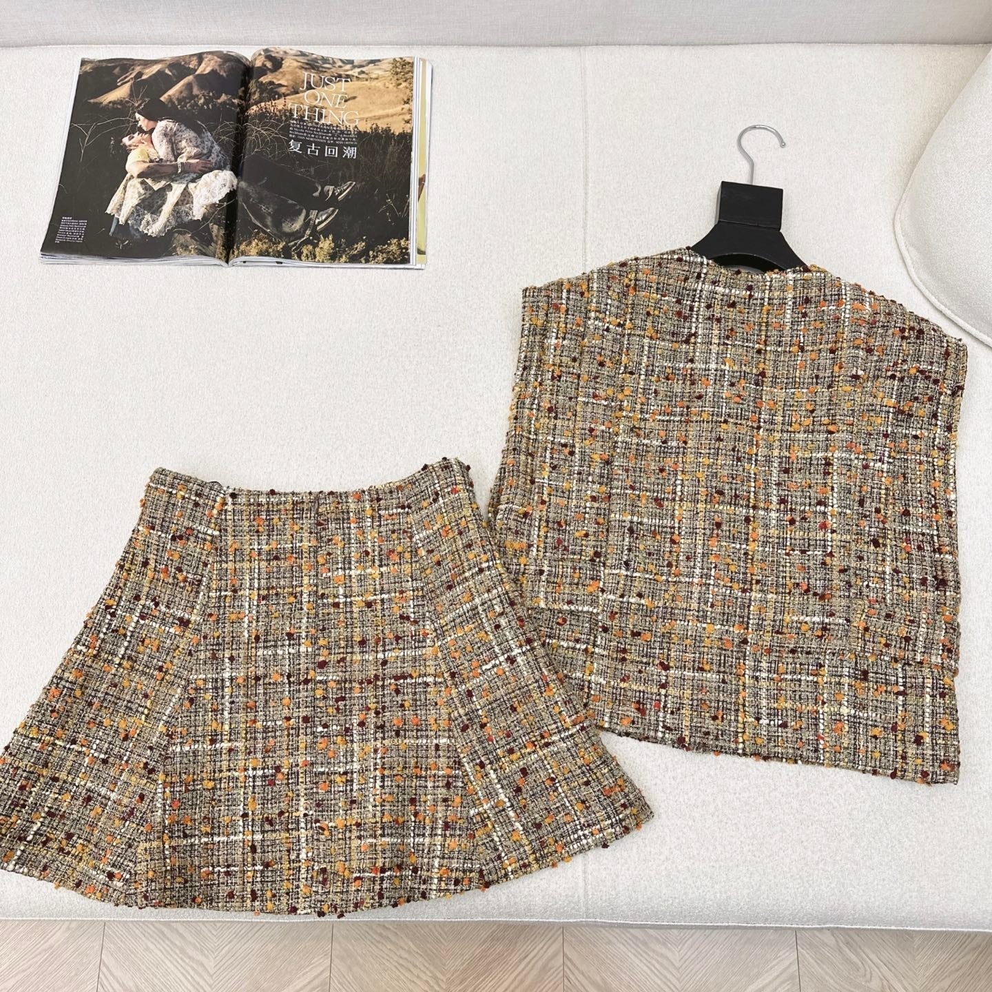CC 25 Tweed Suit Multicolor Cotton 599961