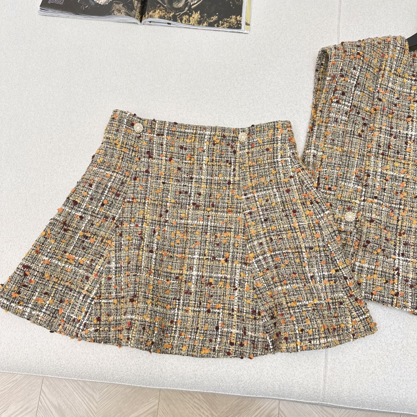CC 25 Tweed Suit Multicolor Cotton 599961
