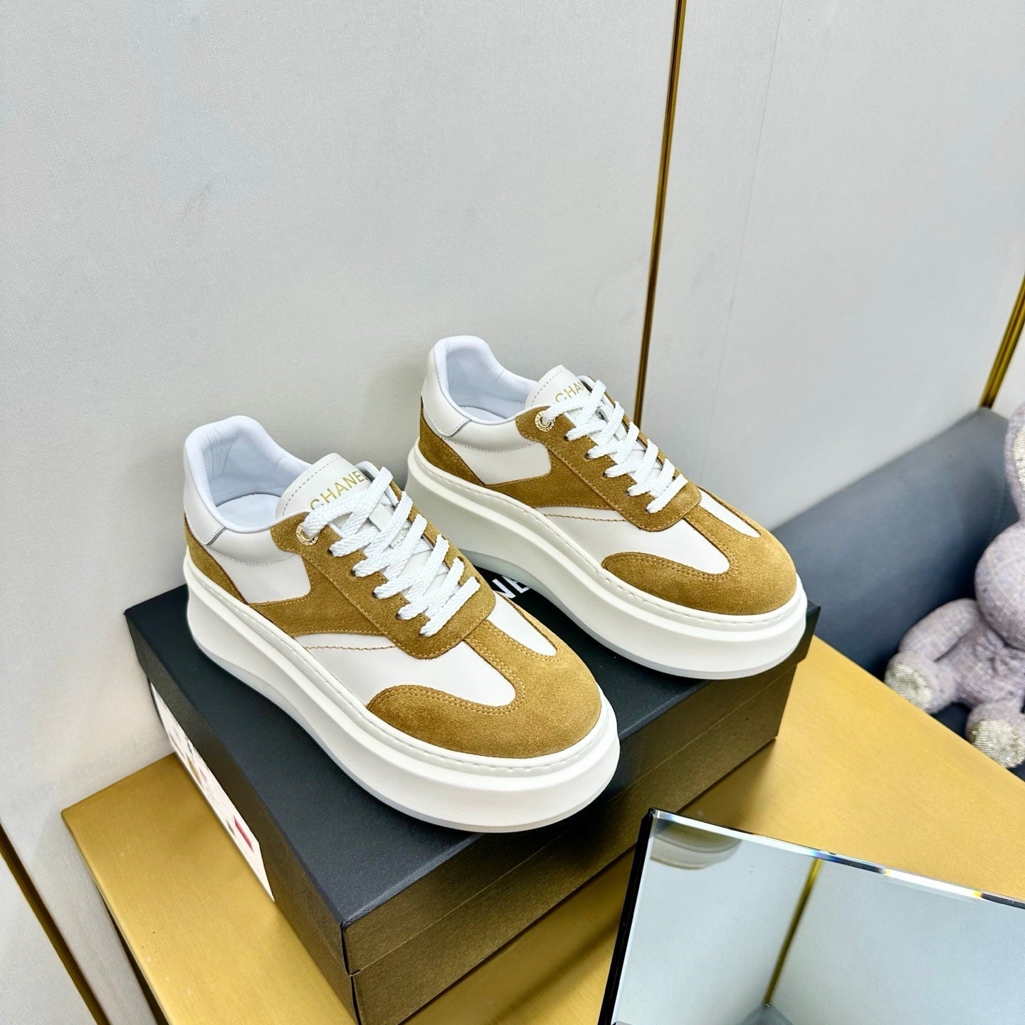 CC 25 Sneaker Brown mix White Suede 238473
