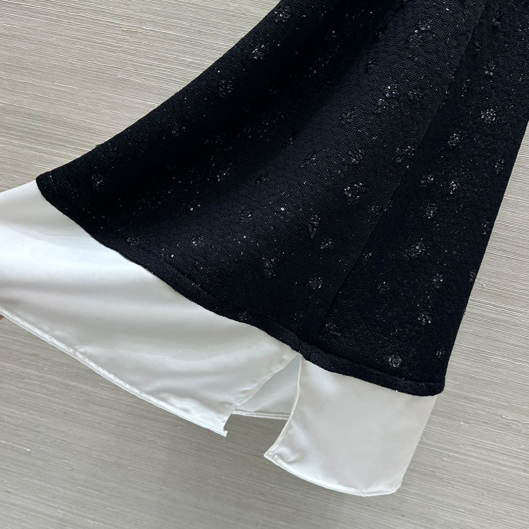 CC 25 Camisole Dress Black Polyamide