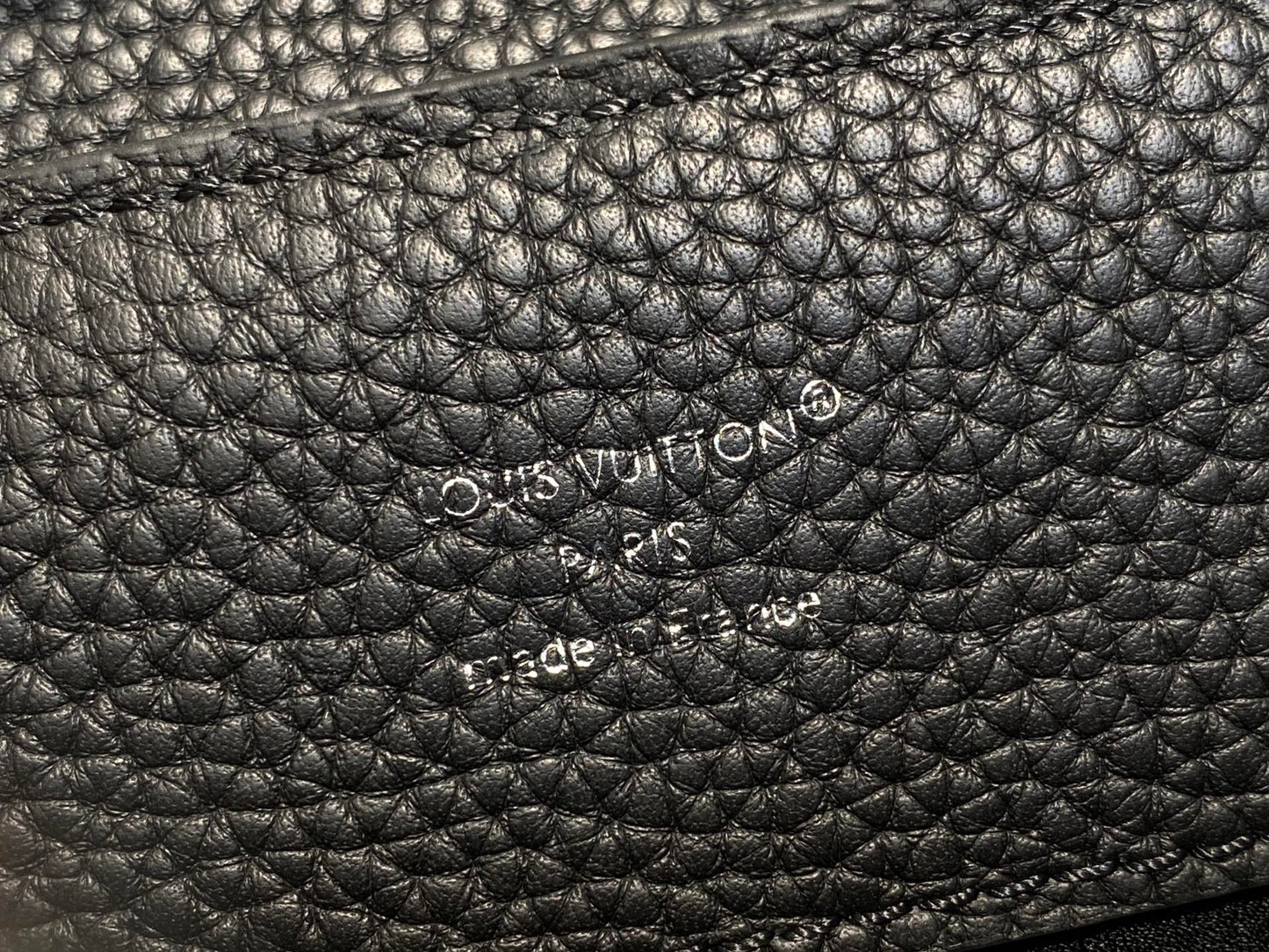 LV Capucines Black Taullon Cowhide 331017