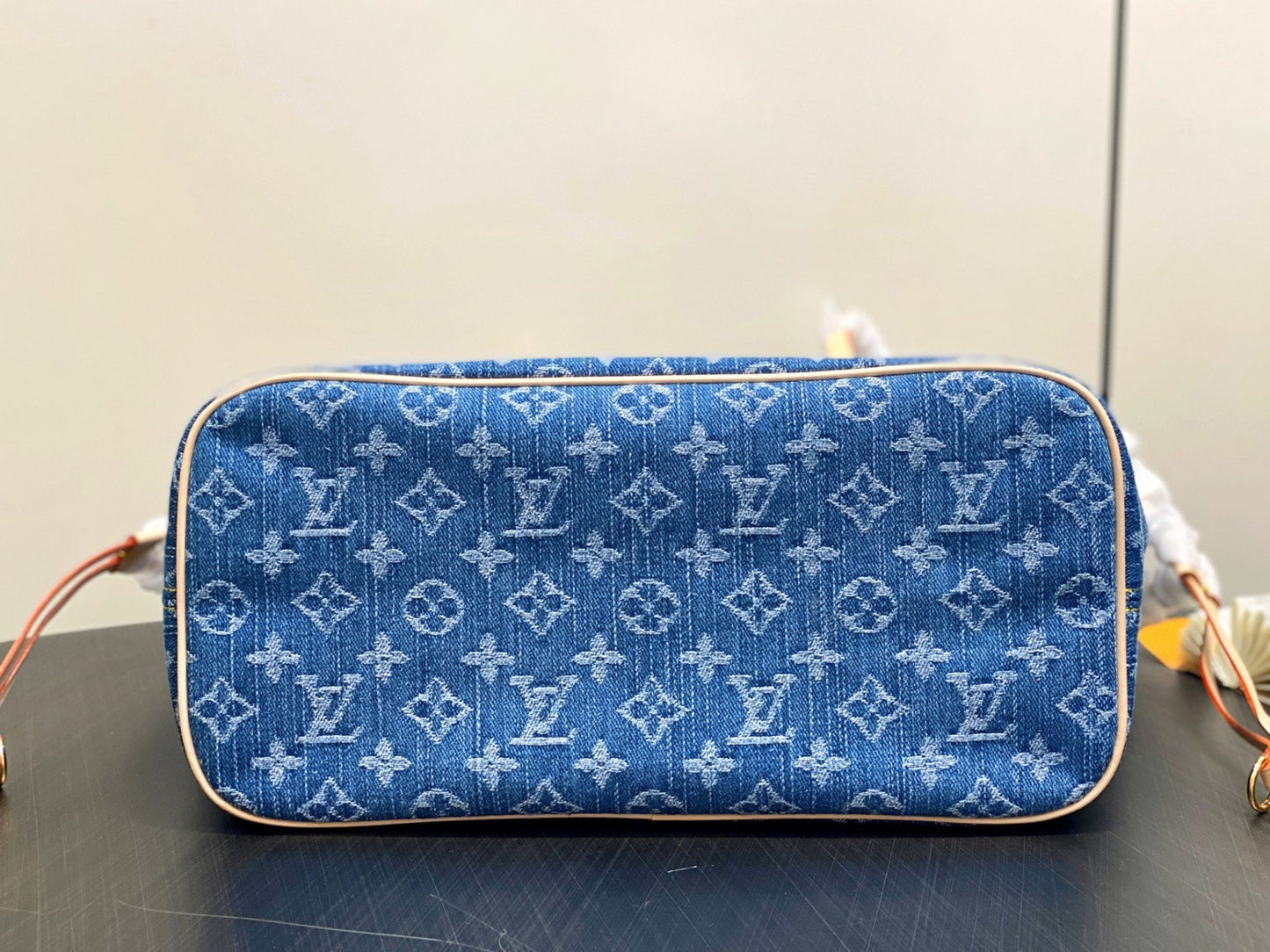 LV Neverfull MM 31cm Blue Denim