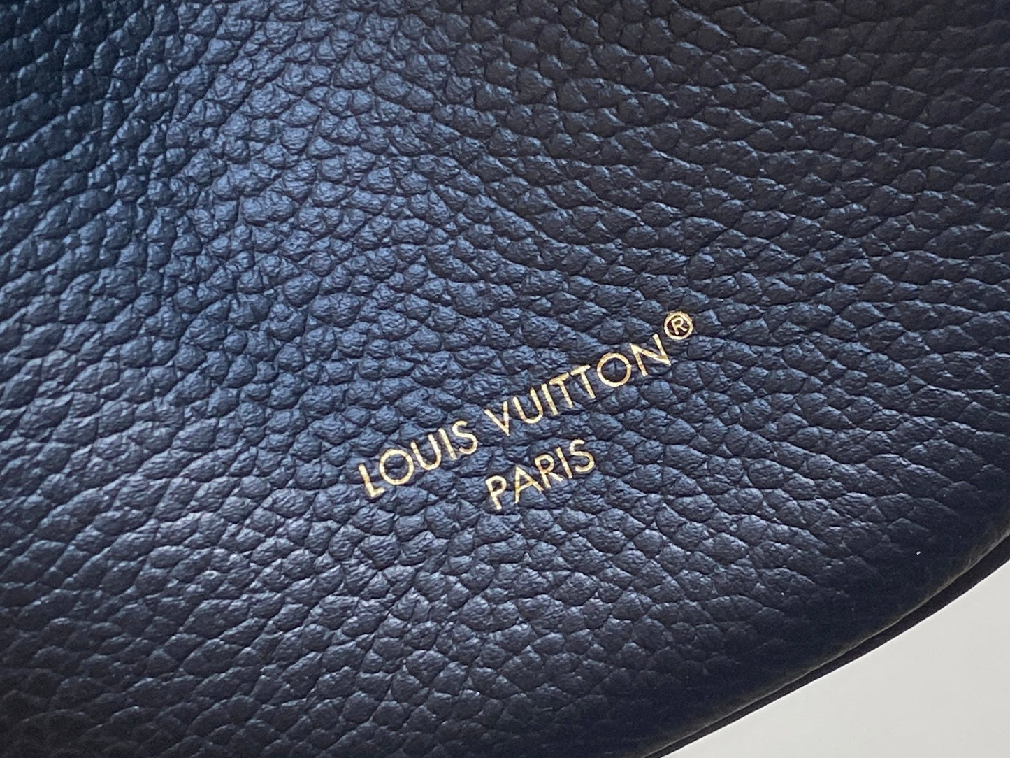 LV Anytime Flap Bag 29.5cm Black Calfskin