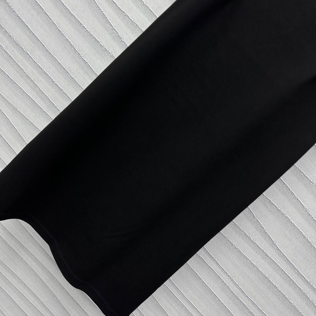 LV Black Cotton Dress