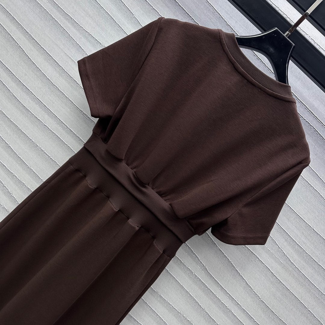 LV Chocolate Cotton Dress