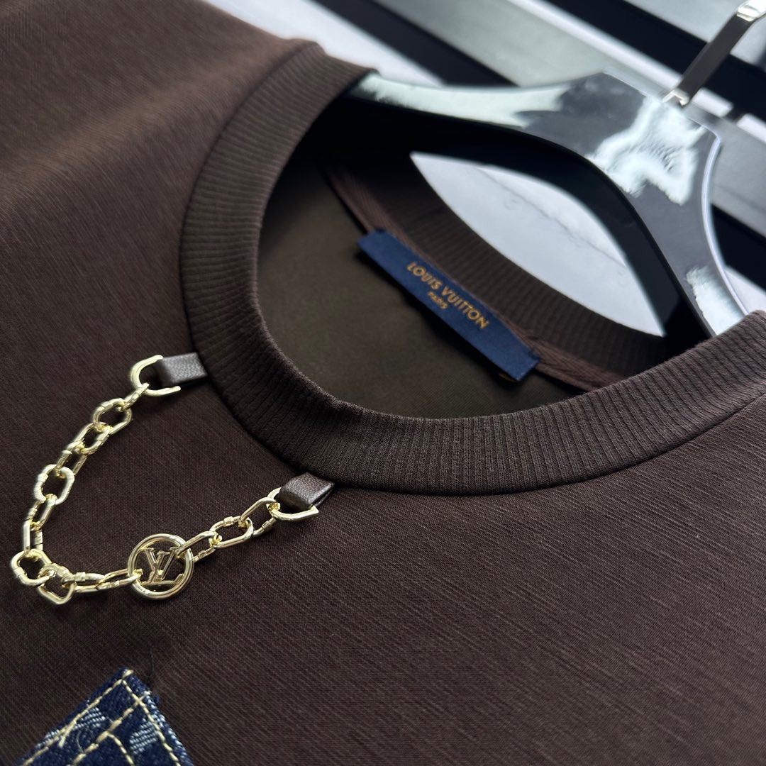 LV Chocolate Cotton Dress