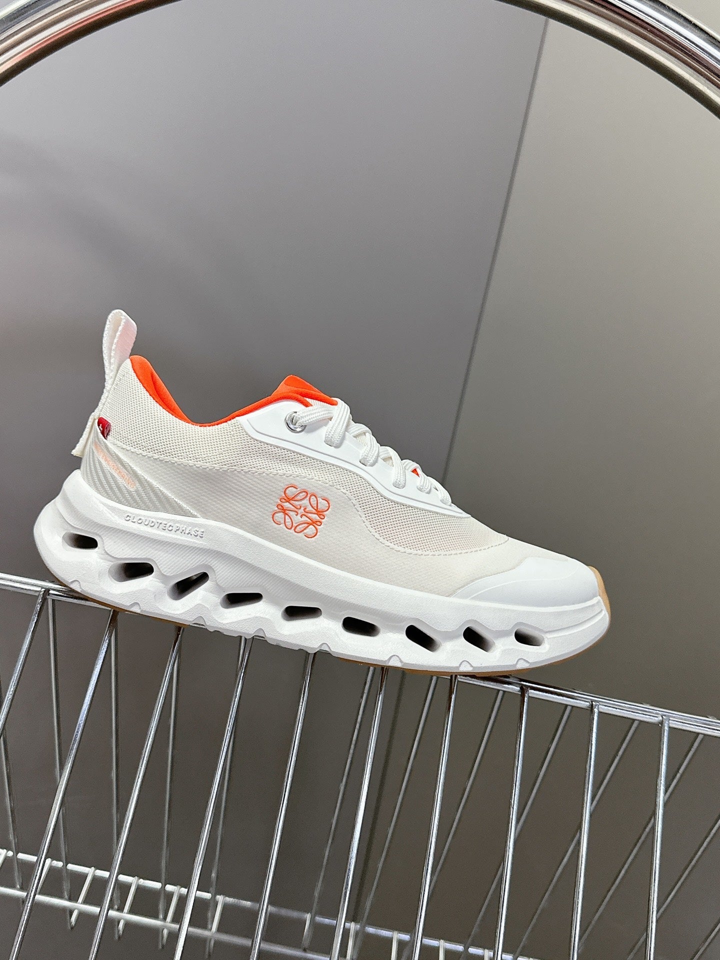 Loewe x On Cioudtilt White Orange Sneaker Mesh Rubber