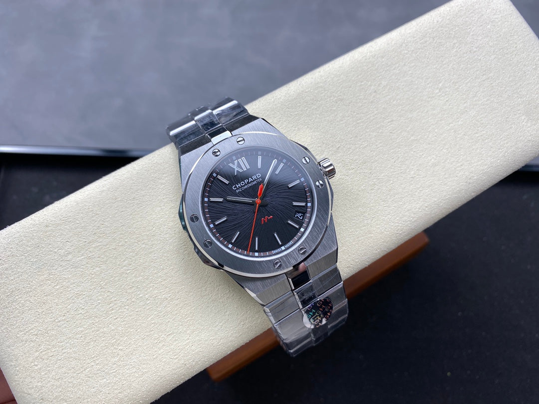 Alpine Eagle 41mm Silver Black Dial
