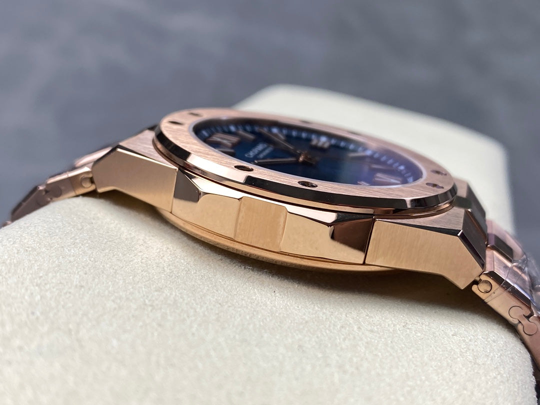 Alpine Eagle 41mm Pink Gold Blue Dial