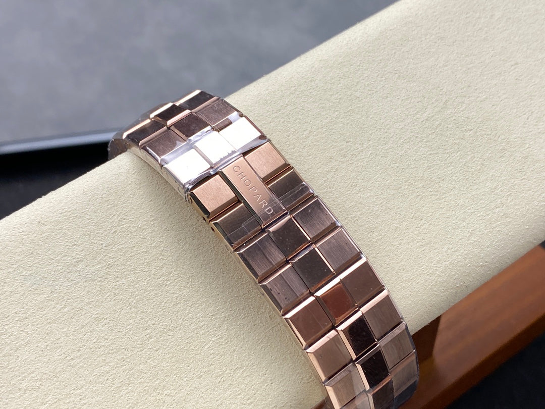 Alpine Eagle 41mm Pink Gold Blue Dial