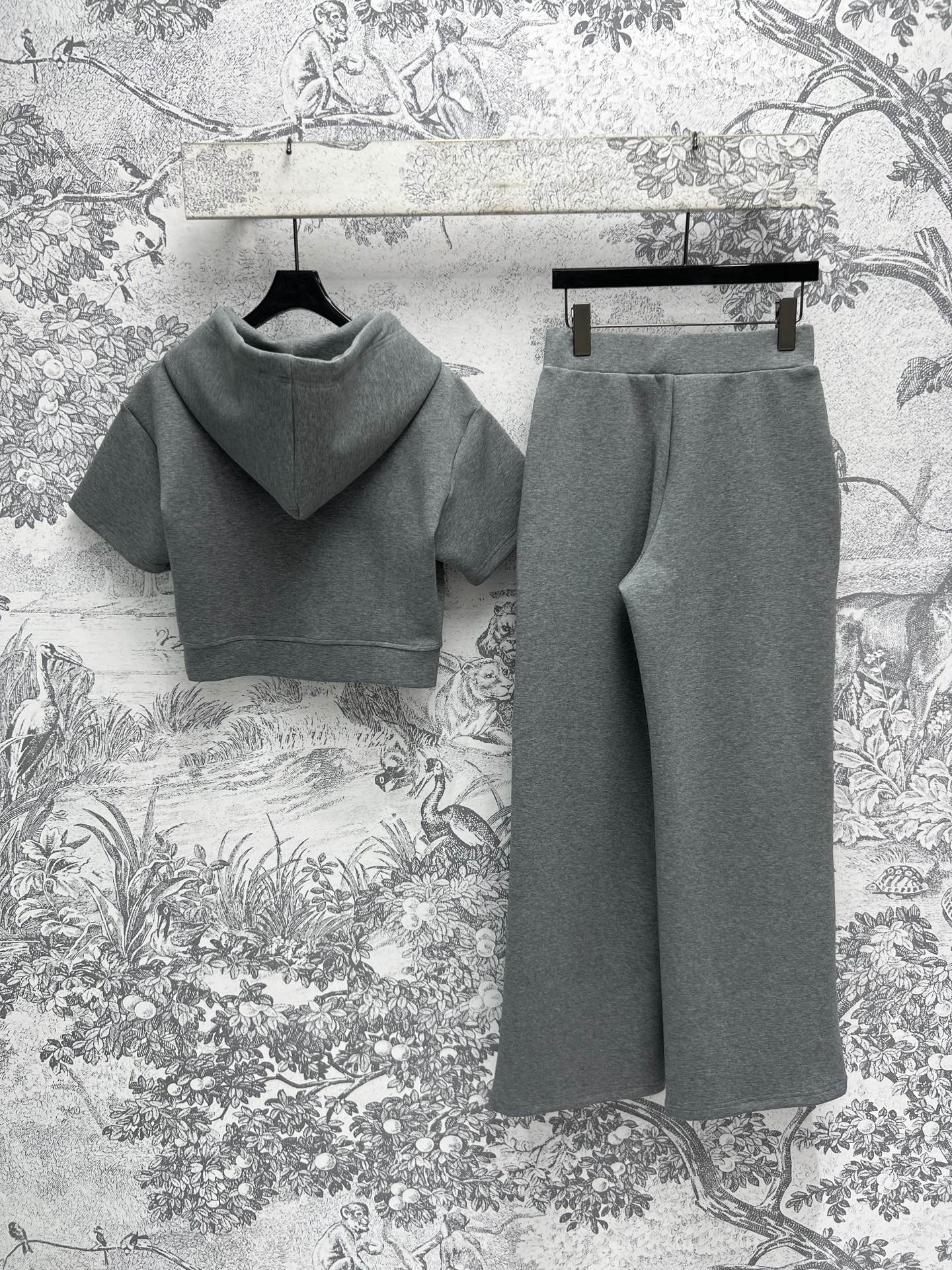 Loewe 25 Sweatshirt Suit Gray Cotton