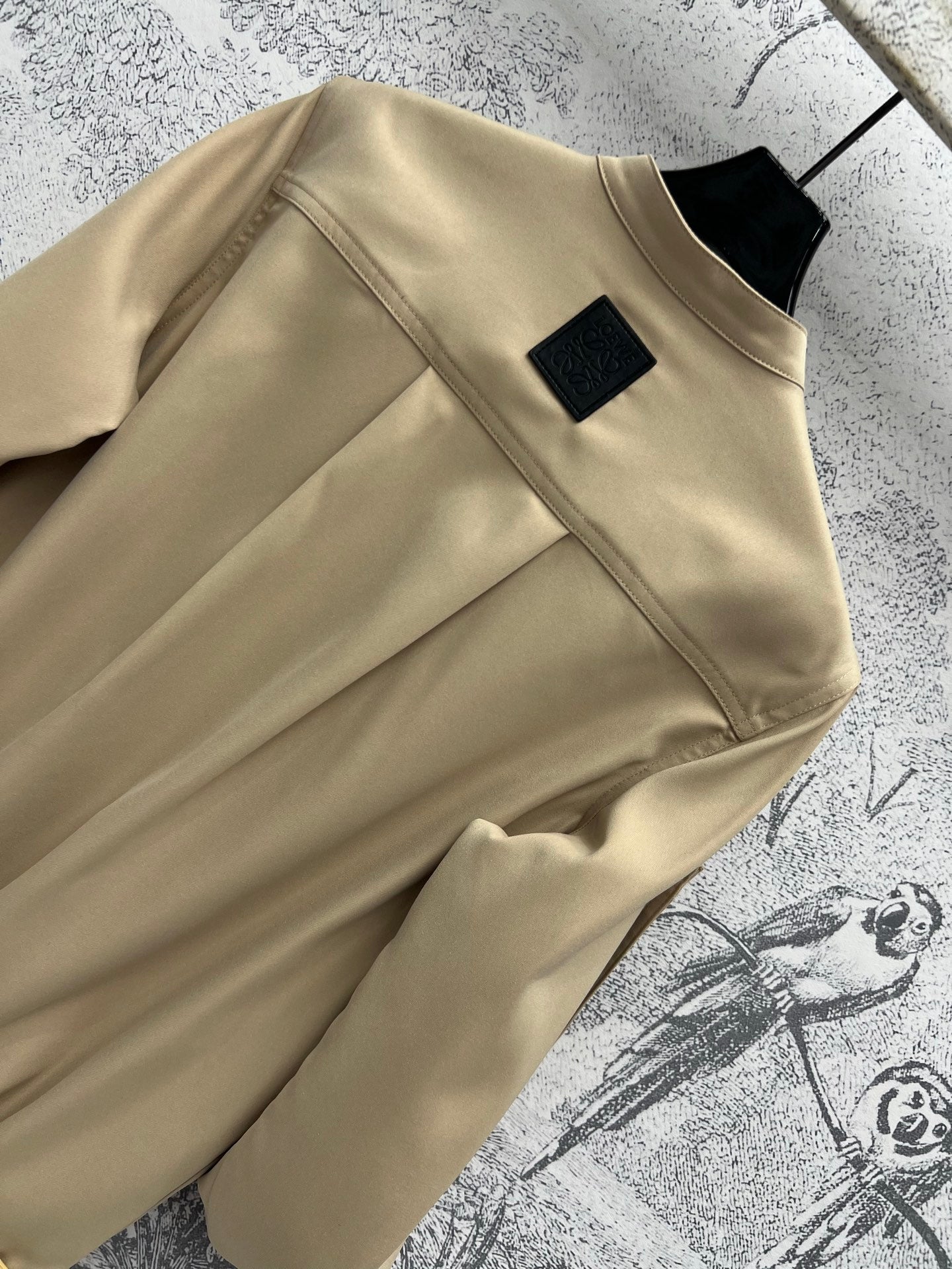 Loewe Dress Kaki Polyester Fiber