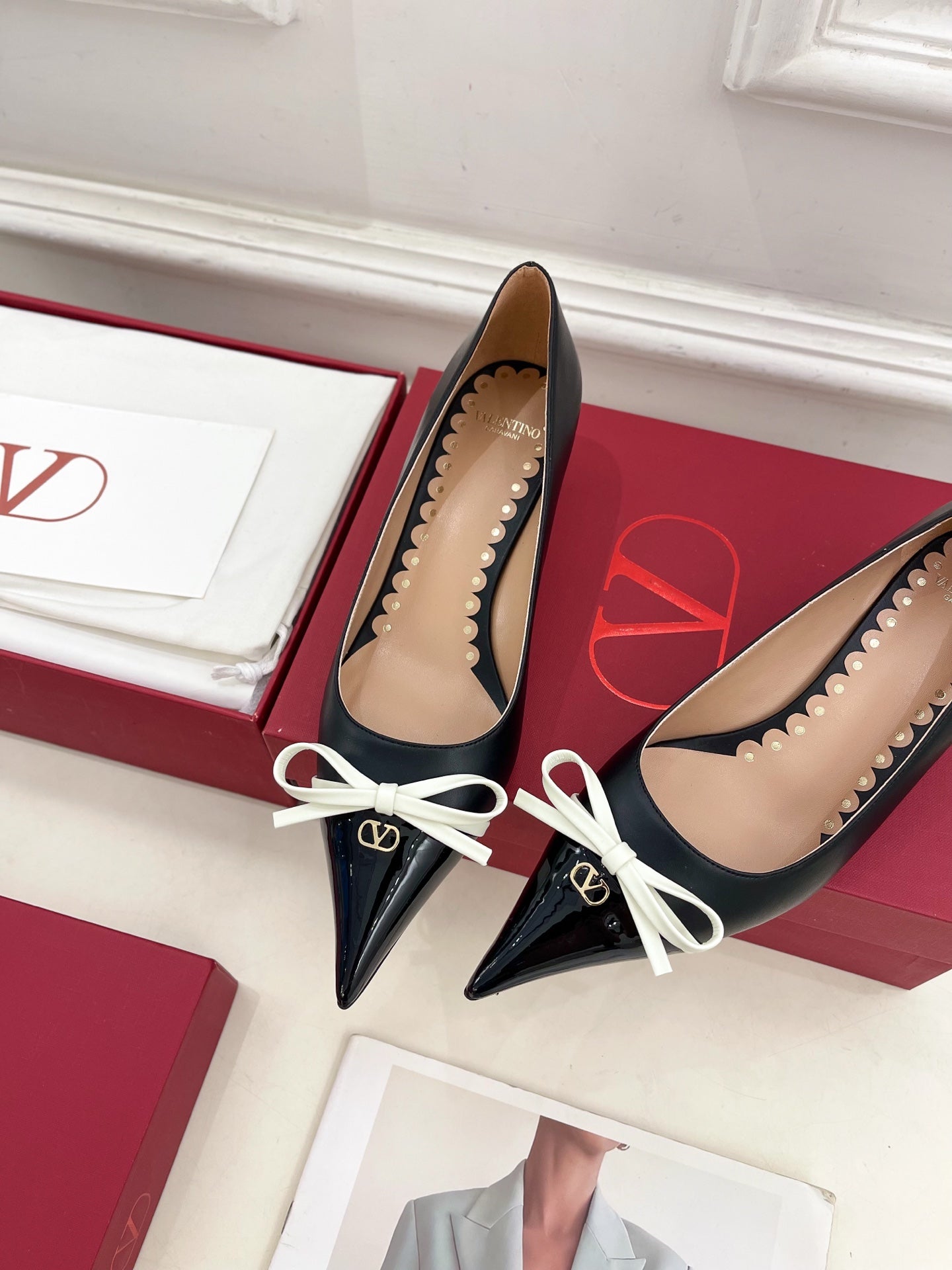 VT 25 Bepointy Pump 4.5cm Black Lambskin 325525
