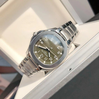 AQUANAUT STAINLESS STEEL KHAKI DIAL