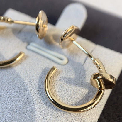 JUSTE EARRINGS PINK GOLD 1