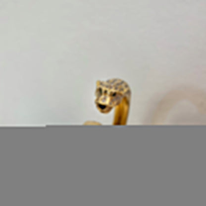 PANTHERE GOLD DIAMOND OPEN BRACELET