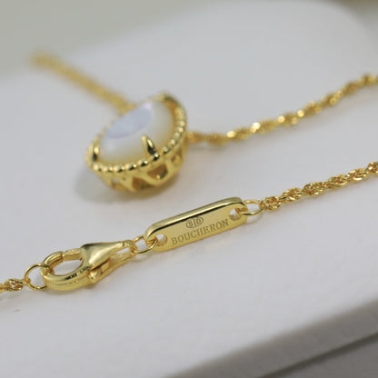 SERPENT BOHEME MOP PINK GOLD NECKLACE