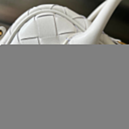 BV GETAWAY SMALL 23CM WHITE LAMBSKIN