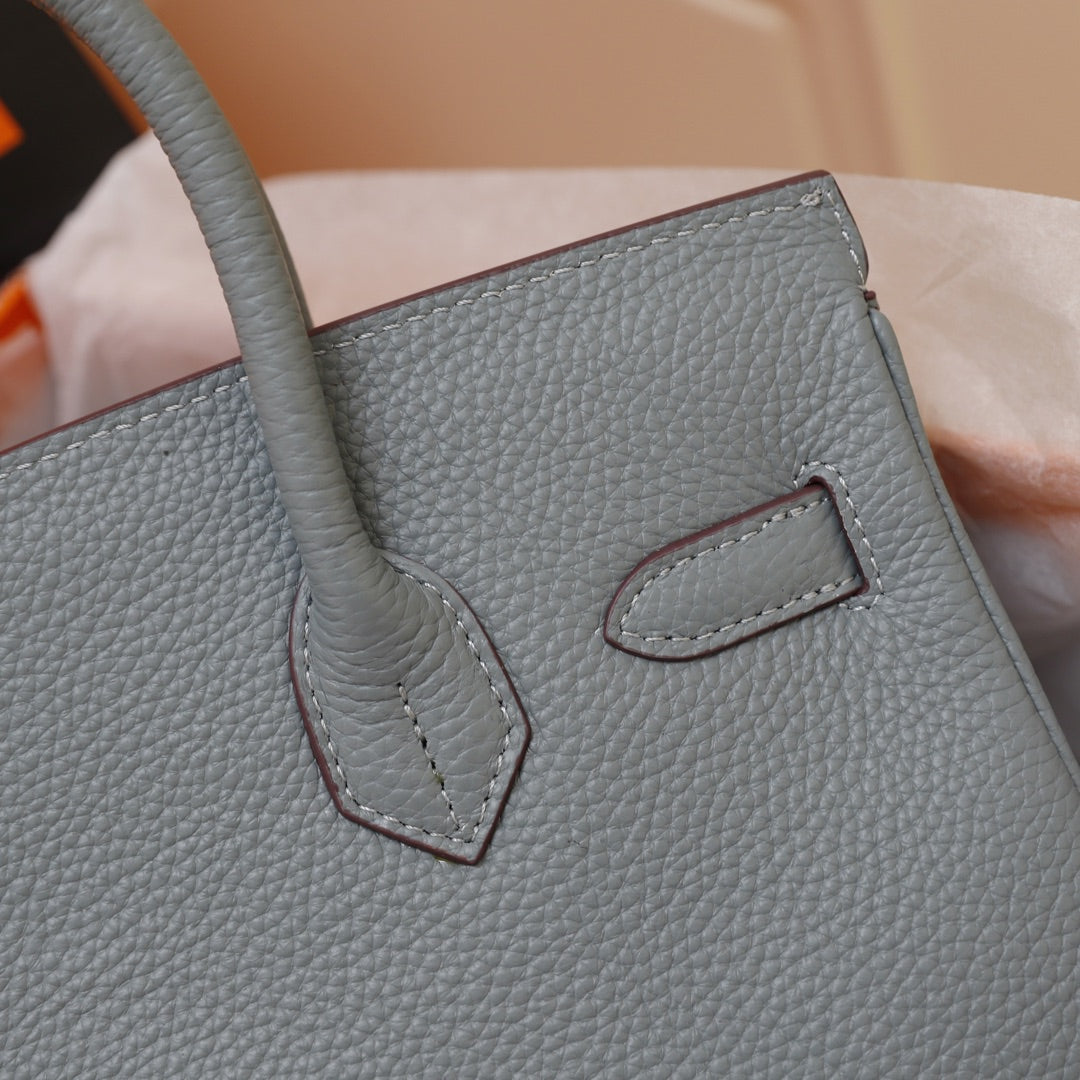HM BIRKIN BAG 35 TEMPERED GRAY TOGO GOLD HARDWARE