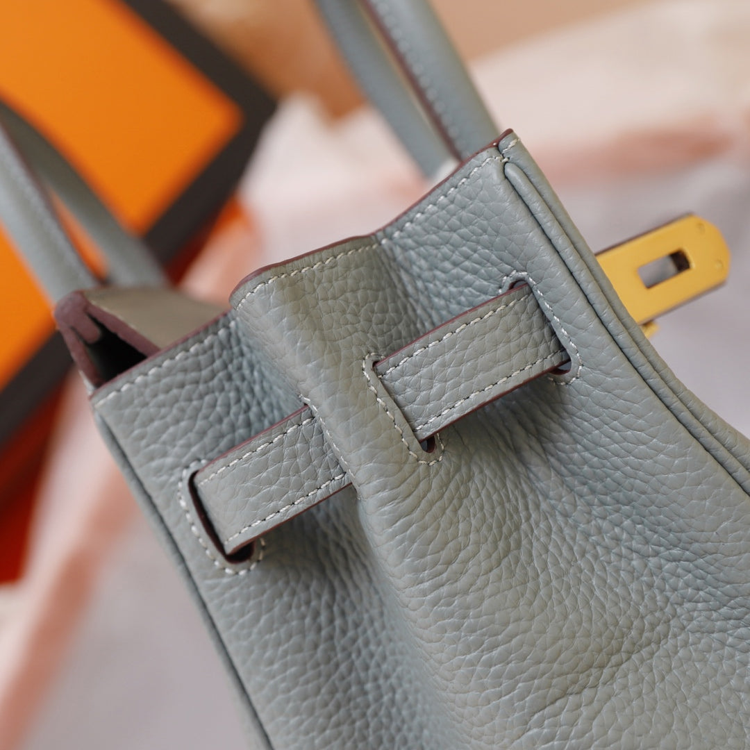 HM BIRKIN BAG 35 TEMPERED GRAY TOGO GOLD HARDWARE