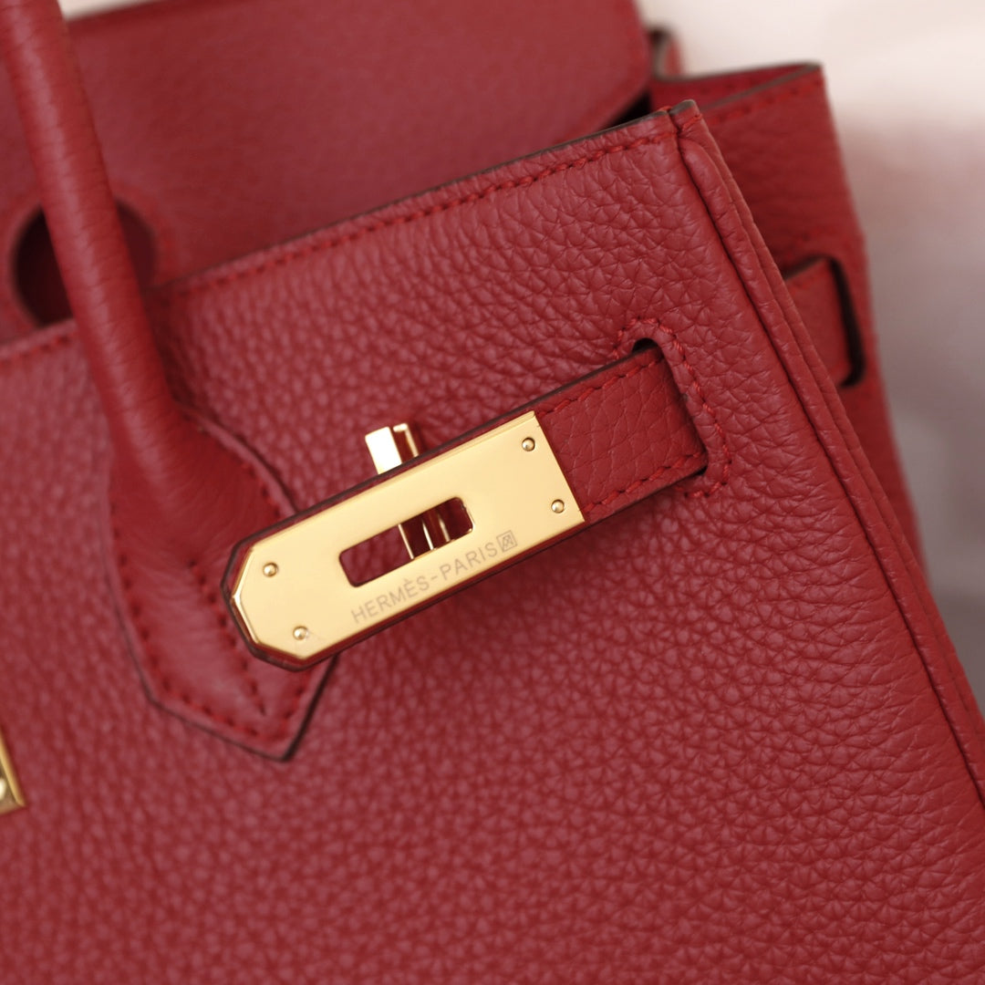 HM BIRKIN BAG 35 CRIMSON TOGO GOLD HARDWARE