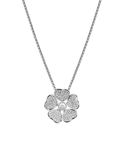 HAPPY PEDANT DIAMOND NECKLACE