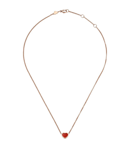 HEART PEDANT CARNELIAN NECKLACE