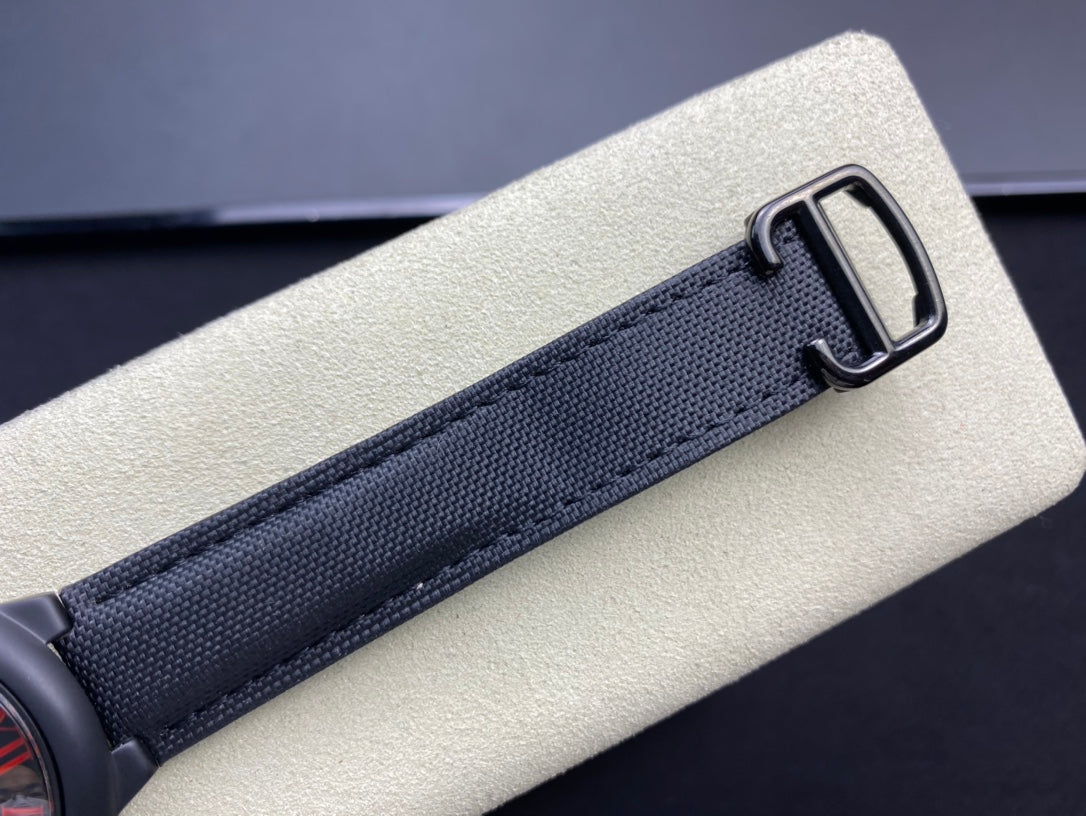 Cartier Balloon 42mm Black Red Automatic