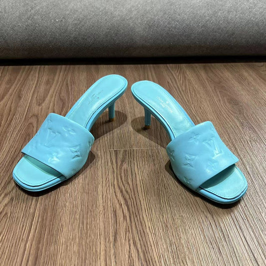 LV Neo Revival Mule 65mm Blue Cowhide