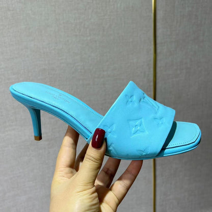 LV Neo Revival Mule 65mm Blue Cowhide
