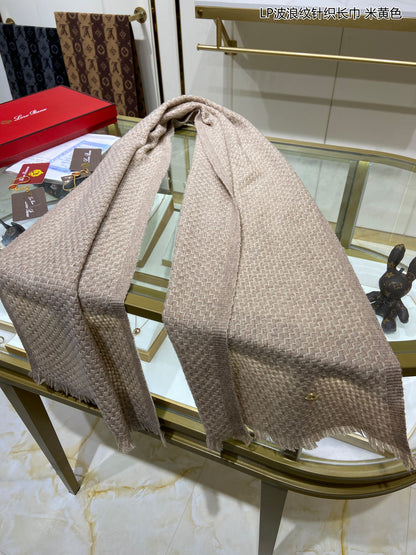 LP Scarf 190 CM In Light Brown Cashmere  645514