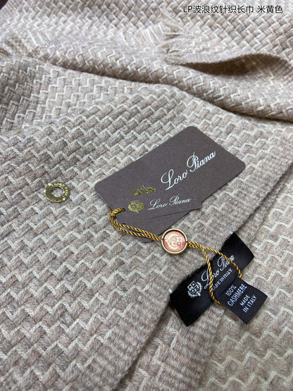 LP Scarf 190 CM In Light Brown Cashmere  645514