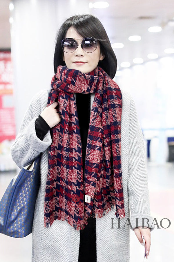 LP Opposite Scarf 190 CM In Colorful Cashmere 667374