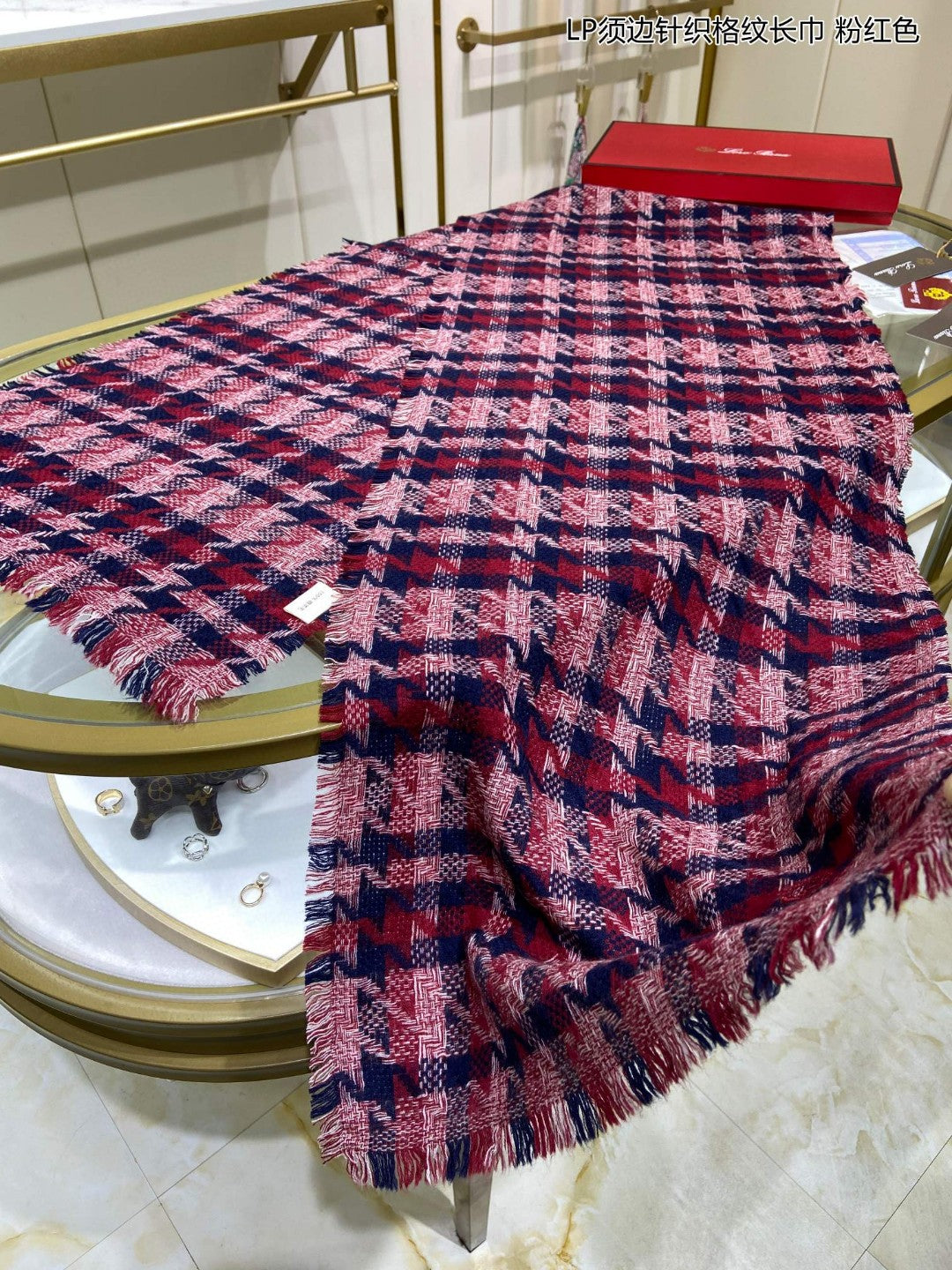 LP Opposite Scarf 190 CM In Colorful Cashmere 667374