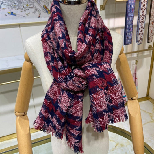 LP Opposite Scarf 190 CM In Colorful Cashmere 667374