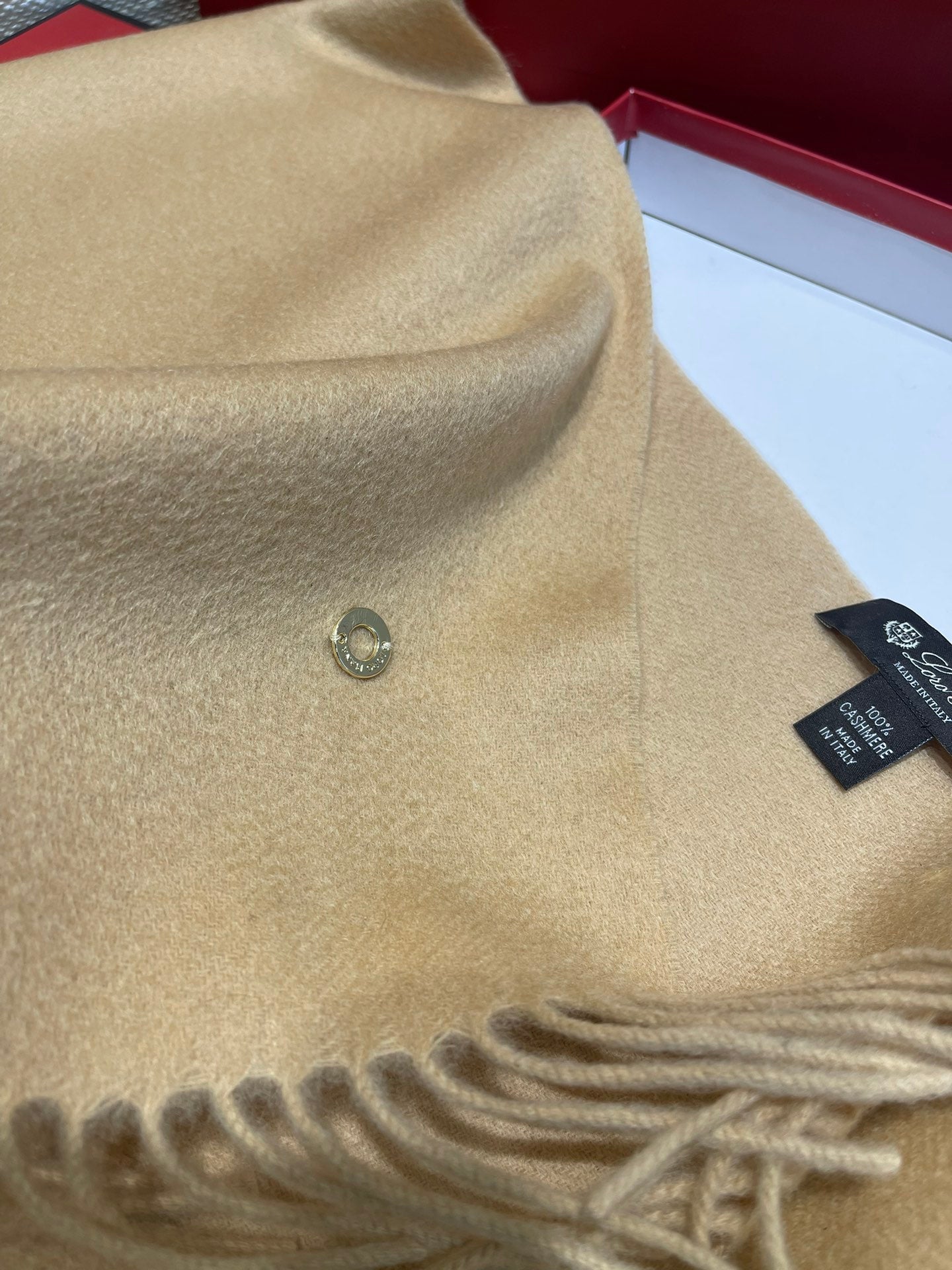 LP Scarf Plain 180 CM In Beige Cashmere  141433
