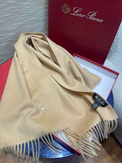 LP Scarf Plain 180 CM In Beige Cashmere  141433