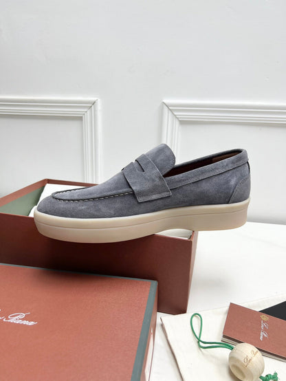 LP SUMMER WALK LOAFERS DARK GREY SUEDE