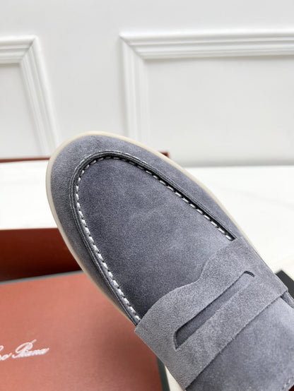 LP SUMMER WALK LOAFERS DARK GREY SUEDE