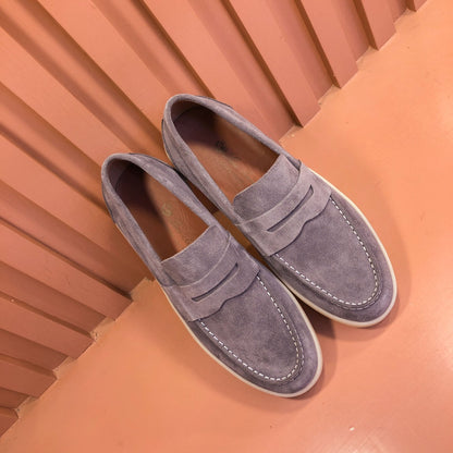 LP RETRO SUMMER WALK LOAFERS MAUVE SUEDE