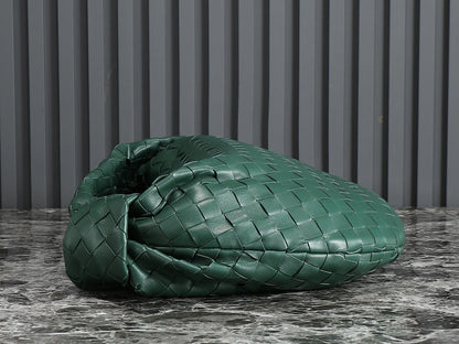 bv teen jodie 36cm dark green lambskin