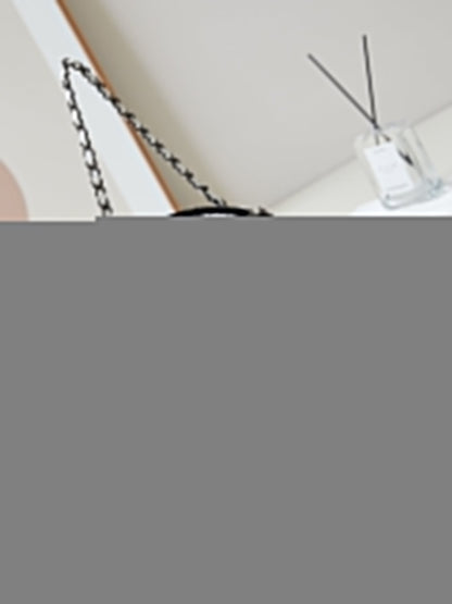 cc 24s31 shopping bag white black sequins black hardware