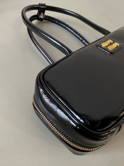 Beau Naplak 27cm Black Patent Leather