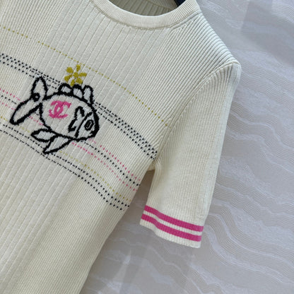 CC 25 T- shirt Ivory Wool