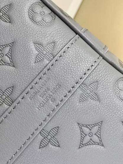 LV  Keepall 50B Anthracite Grey Monogram Shadow Calfskin