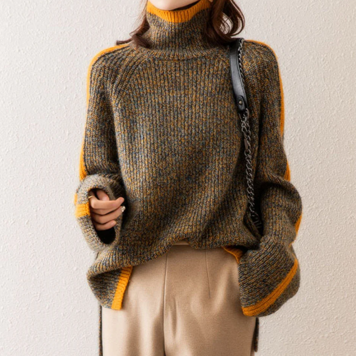Kali Rollkragenpullover aus Strick & Kaschmir