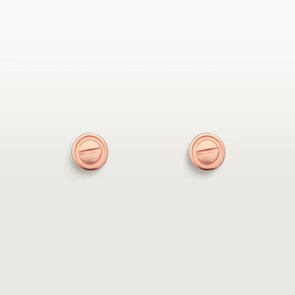 LOVE EARRINGS PINK GOLD 7.2MM