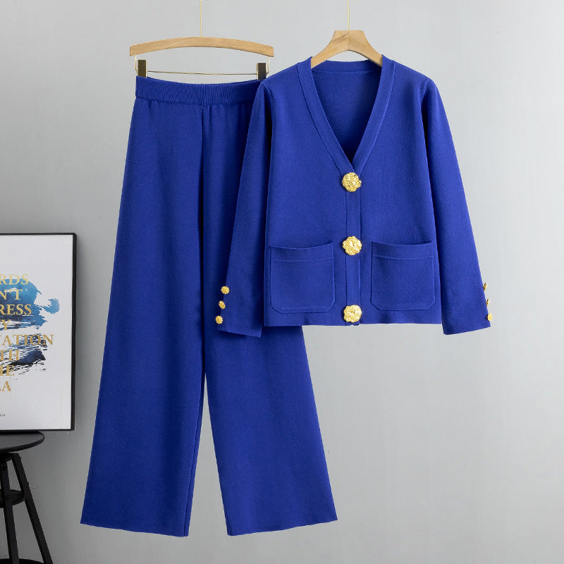 ModenGlanz -Knitted Cardigan Suit