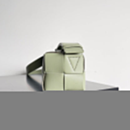 BV SMALL BRICK 24CM LIGHT GREEN LAMBSKIN